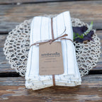 Ambrosia washed European linen napkins, set of 4, view 2